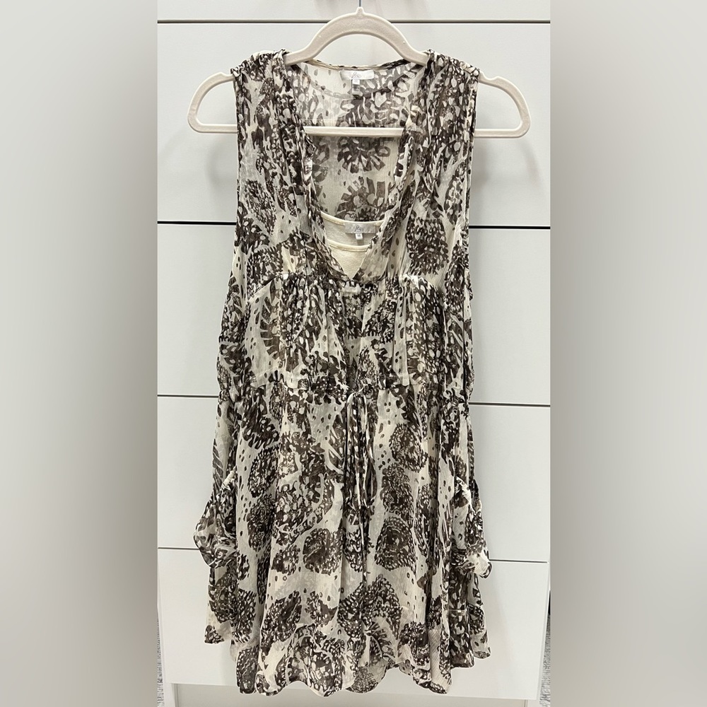 Joie Silk Paisley Mini Dress